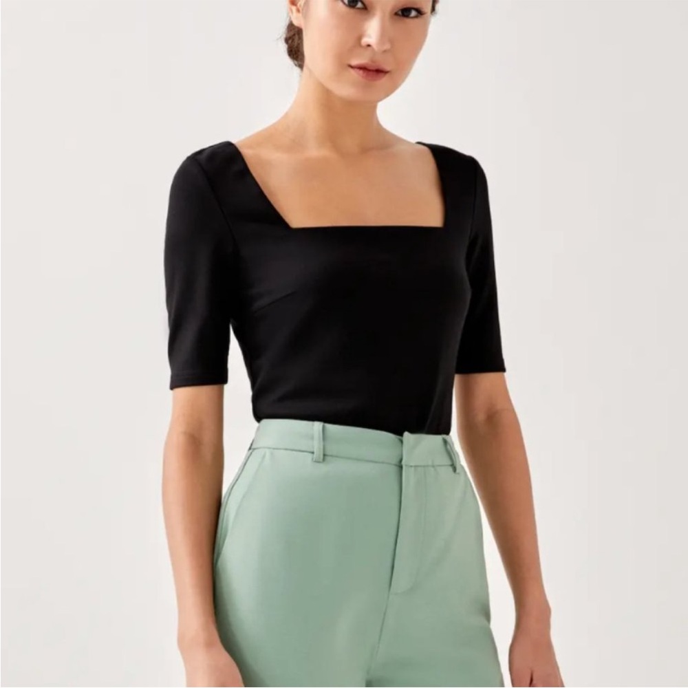Love bonito Tegan Fitted Square Neck XS